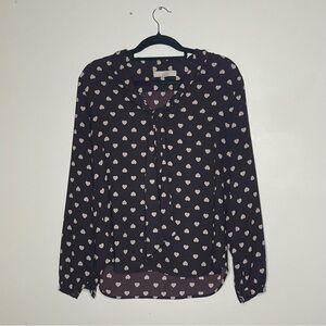 Loft Blouse with Neck Tie